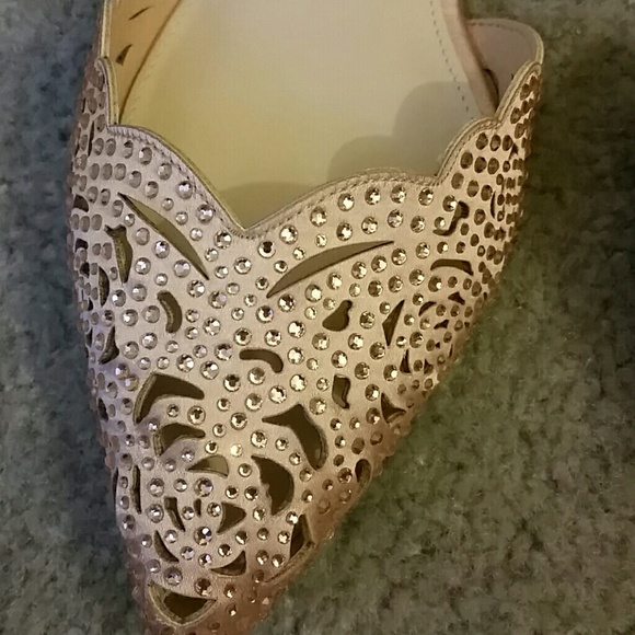 Blue by Betsey Johnson embellished flats - Picture 2 of 7